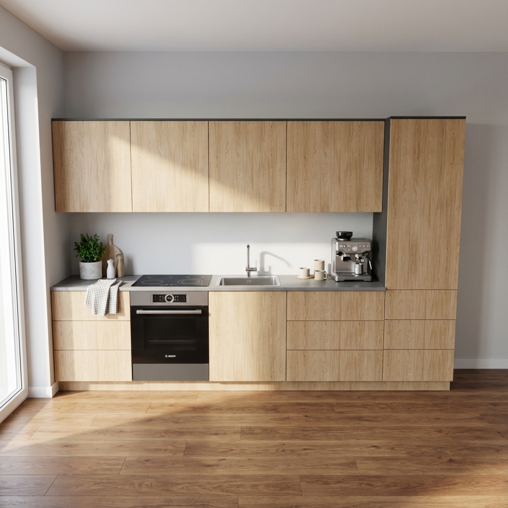 AI-generated visualization of custom kitchen cabinets